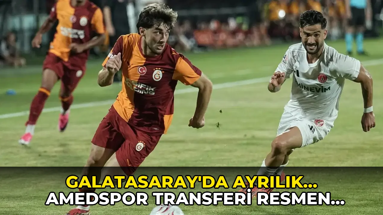 Galatasaray'da ayrılık... Amedspor transferi resmen açıkladı!