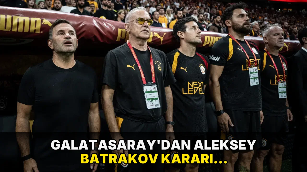 Galatasaray'dan Aleksey Batrakov kararı... Erzurumspor maçı kamp kadrosu belli oldu!