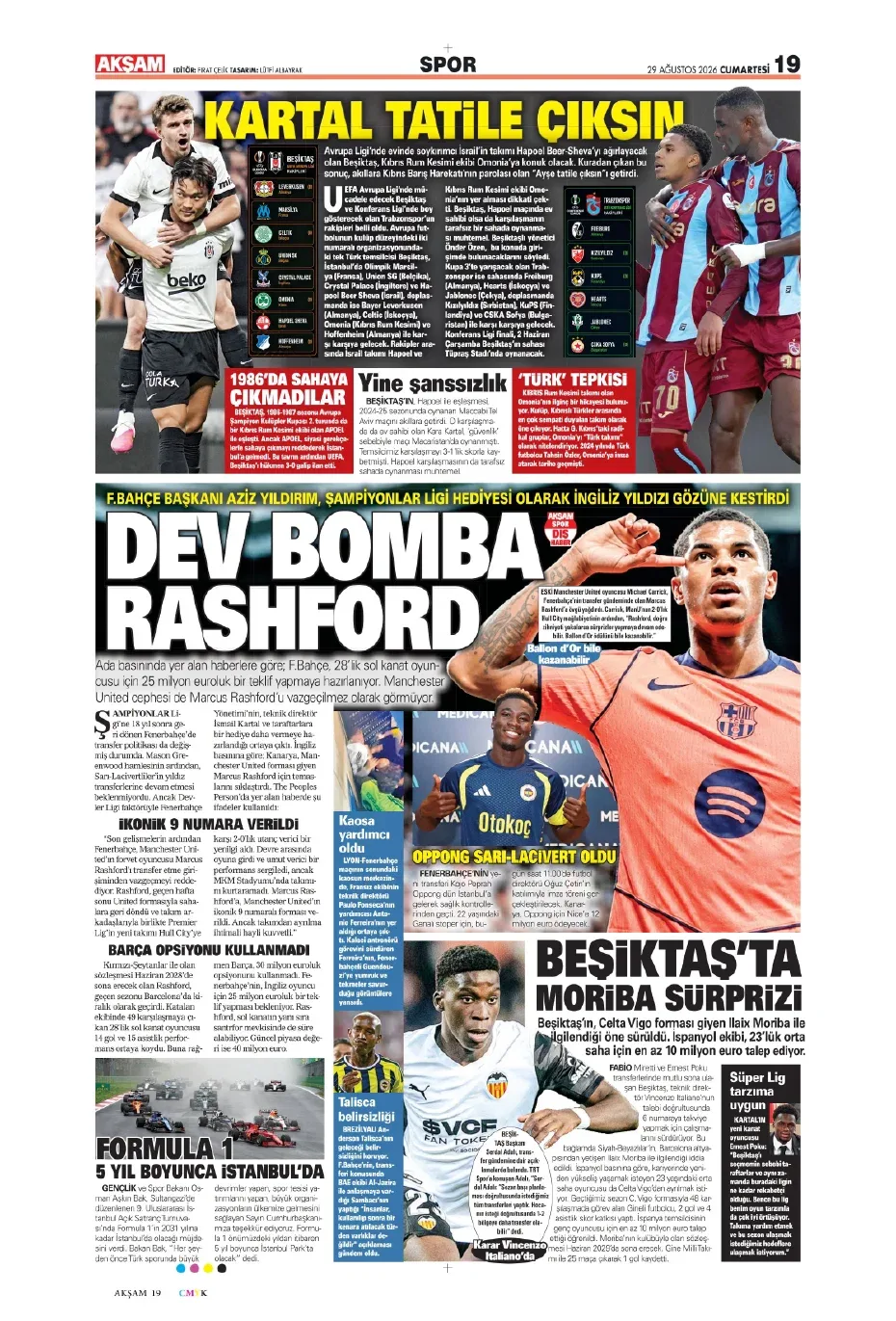 Günün spor manşetleri: ‘Galatasaray, Rafael Leao'yu bitirdi '
