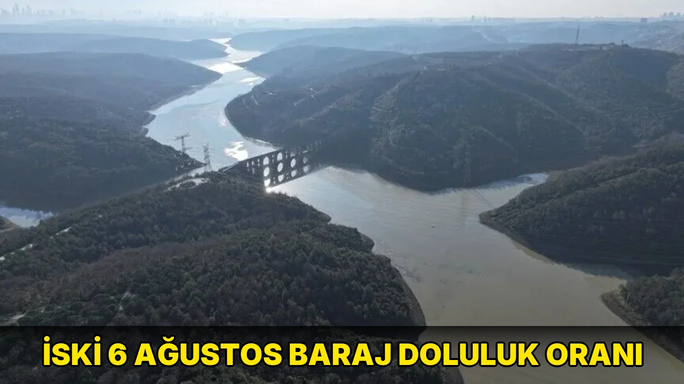 İSKİ 6 Ağustos baraj doluluk oranı