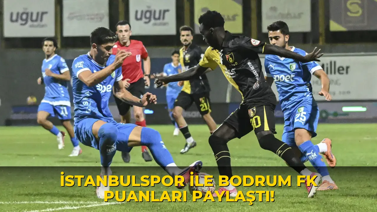 İstanbulspor ile Bodrum FK puanları paylaştı!