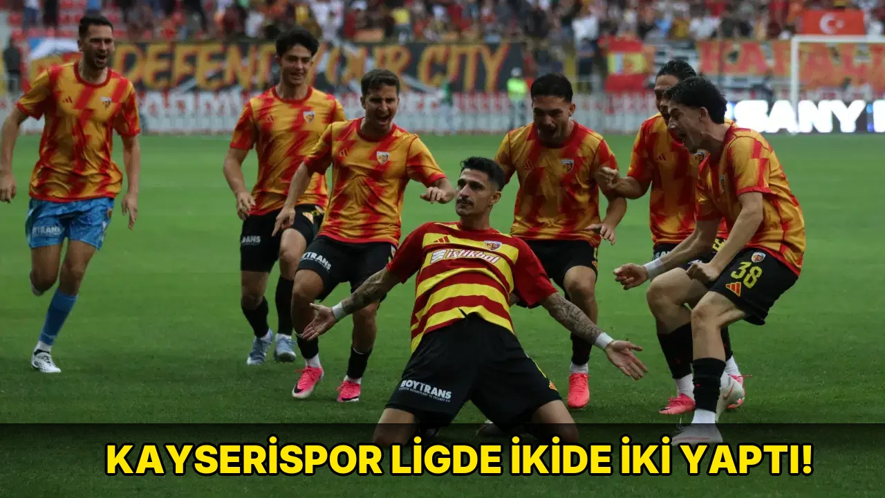 Kayserispor ligde ikide iki yaptı!