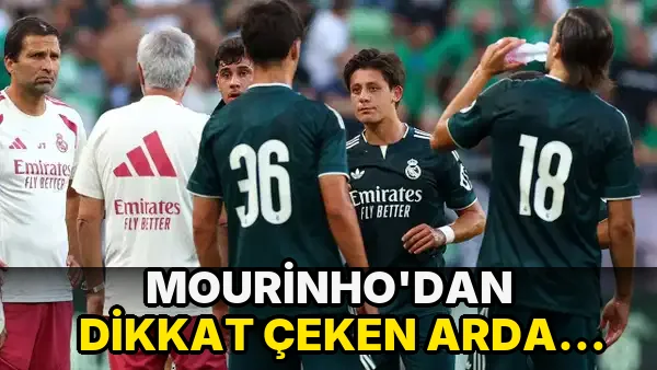Mourinho'dan dikkat çeken Arda Güler açıklaması: 'Belki bugün değil ama...'