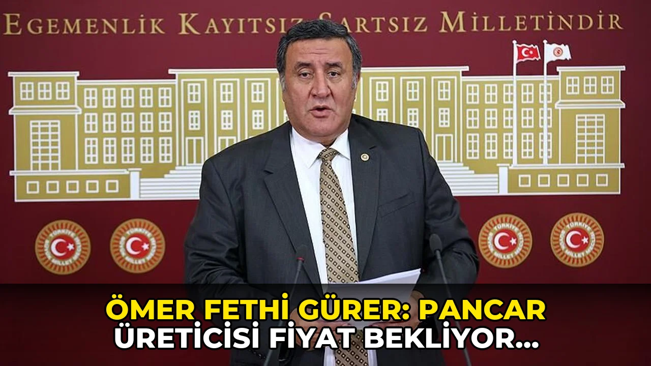 Ömer Fethi Gürer: Pancar üreticisi fiyat bekliyor, çiftçinin beklentisi en az 4 bin lira