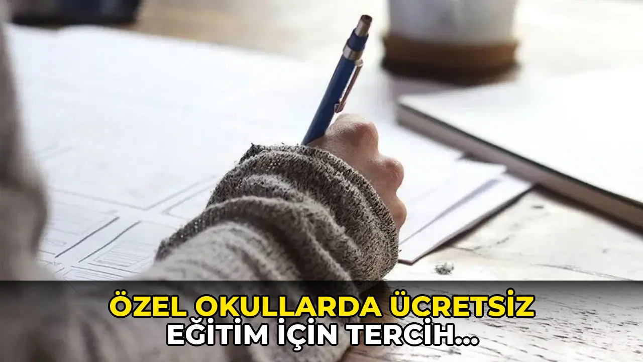 Özel okullarda ücretsiz eğitim için tercih başvuruları başladı