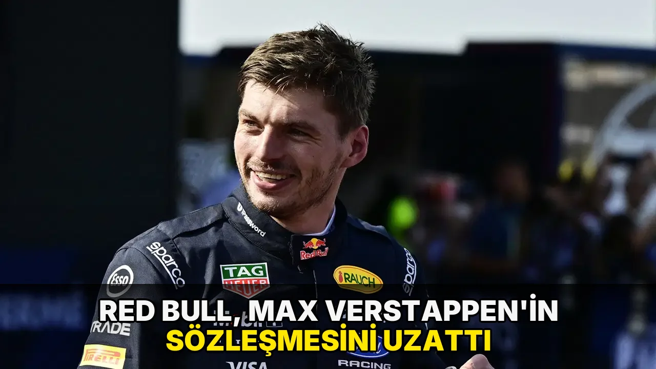 Red Bull, Max Verstappen'in sözleşmesini uzattı