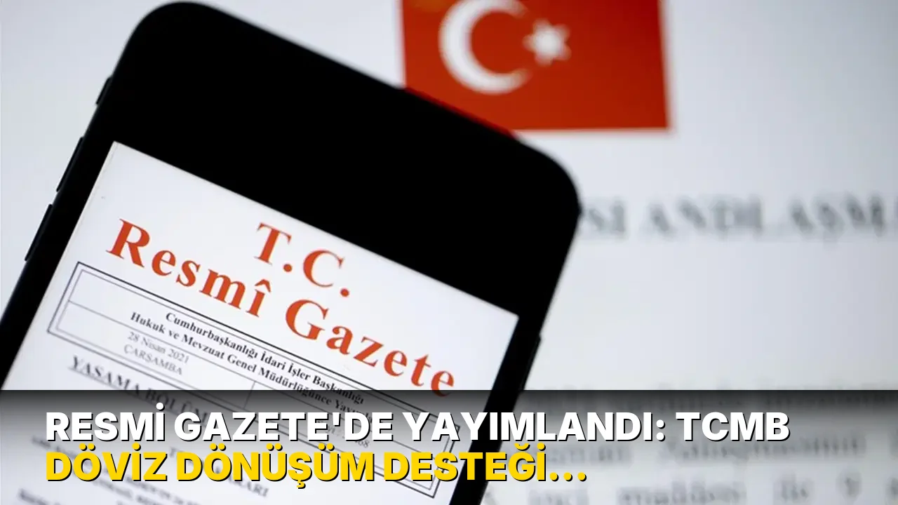 Resmi Gazete'de yayımlandı: TCMB döviz dönüşüm desteği sistemini değiştirdi