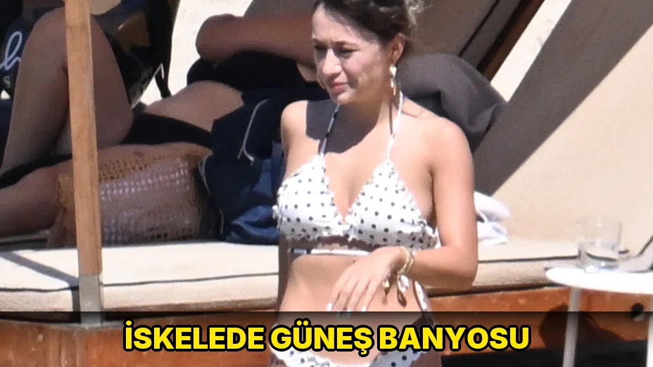 İskelede güneş banyosu