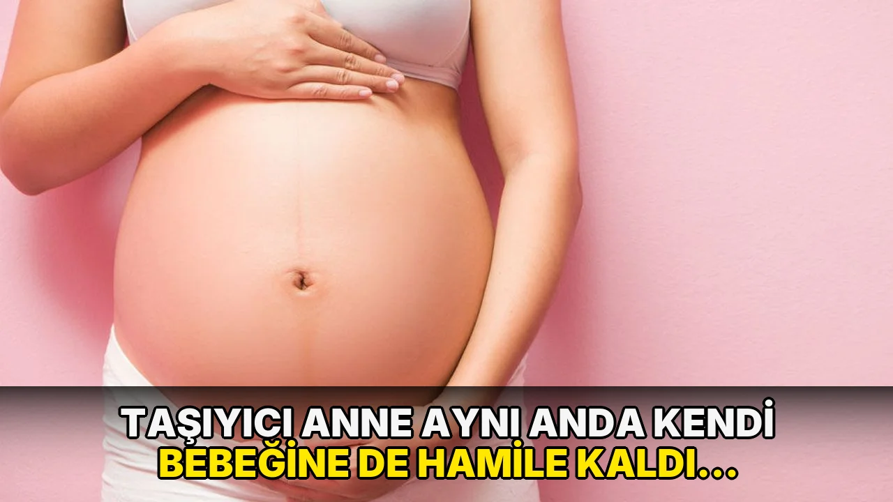Taşıyıcı anne aynı anda kendi bebeğine de hamile kaldı, iki ayrı ailenin bebeği doğdu