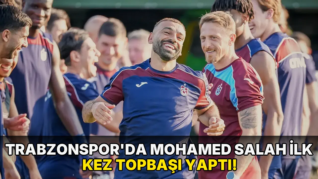 Trabzonspor'da Mohamed Salah ilk kez topbaşı yaptı!