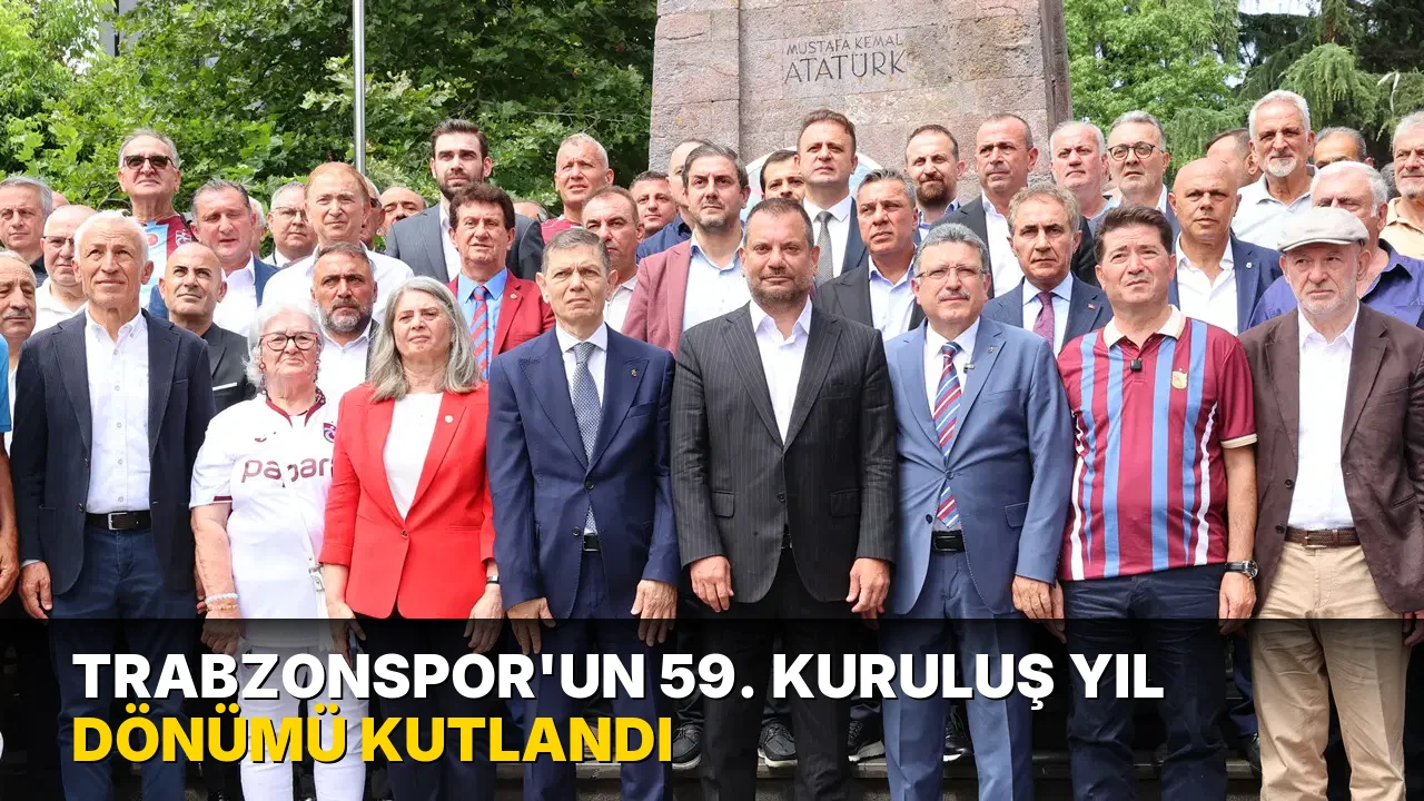Trabzonspor'un 59. kuruluş yıl dönümü kutlandı