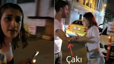 Turiste gasp sonrası bıçaklı saldırı iddiası: Taksi şoförü gözaltına alındı