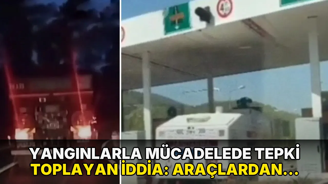 Yangınlarla mücadelede tepki toplayan iddia: Araçlardan tünel parası mı alınıyor?