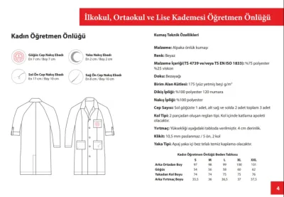 2026 Öğretmen Önlüğü Mecburi mi, Beyaz mı Olacak, Bedenleri Neler, Okul Öncesi Modeli Nasıl?