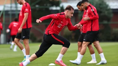 A Milli Futbol Takımı, İtalya maçı hazırlıklarına başladı