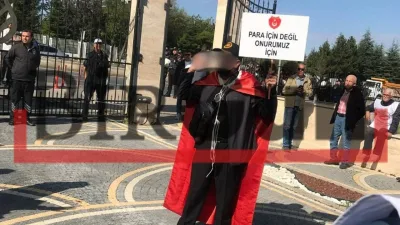 AYM önündeki eylemde intihar eden emekli polisin arkadaşı konuştu