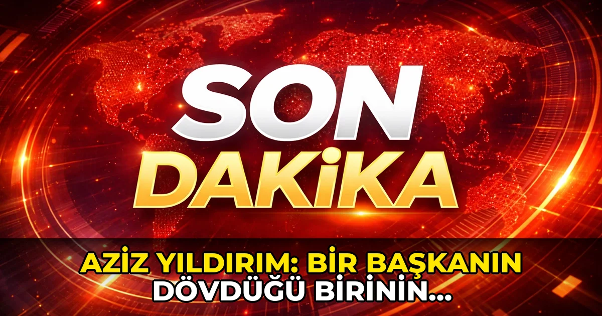 Aziz Yıldırım: Bir başkanın dövdüğü birinin hakemliğini devam ettiremezsiniz!