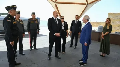 Aziz Yıldırım ile İlham Aliyev buluştu