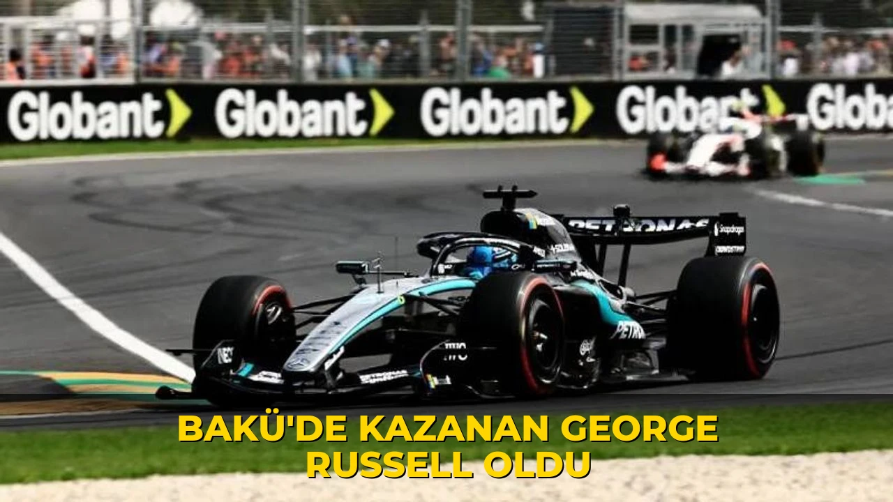 Bakü'de kazanan George Russell oldu