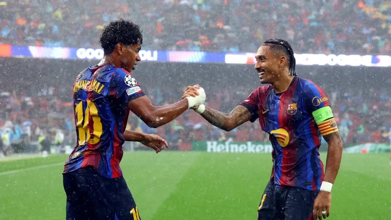 Barcelona, seyircisi önünde Feyenoord'u 5-1 mağlup etti