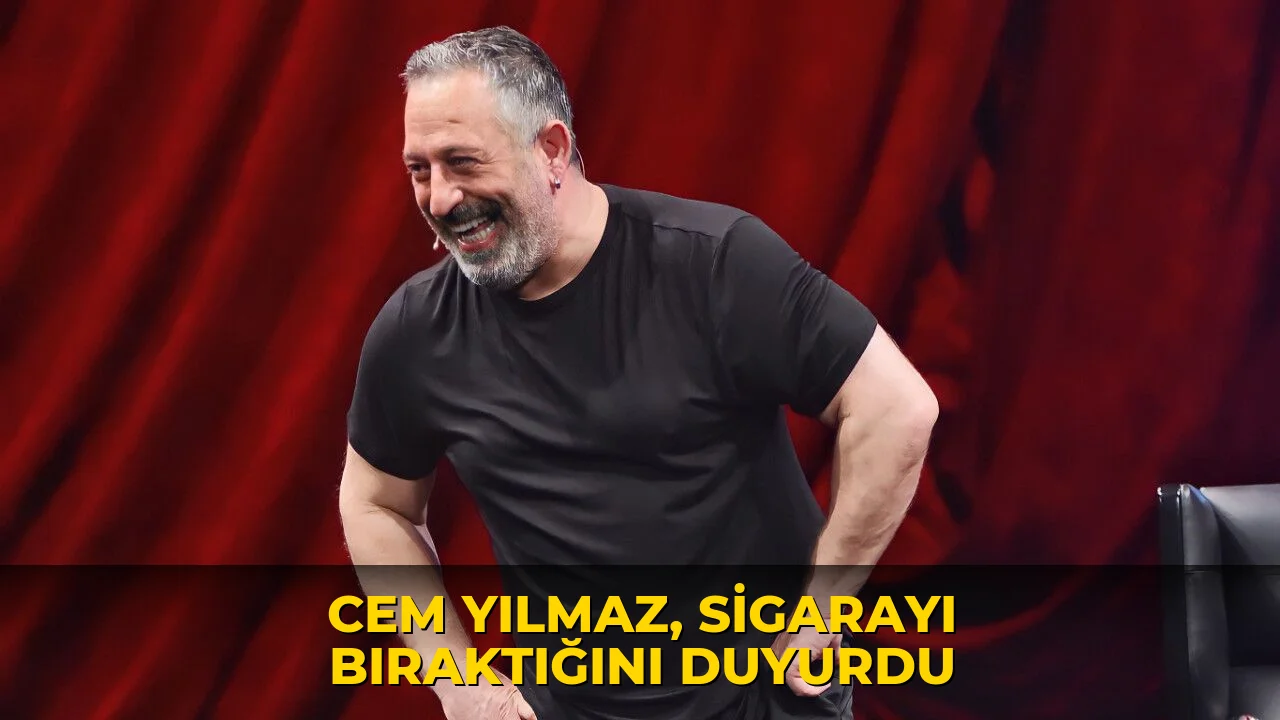 Cem Yılmaz, sigarayı bıraktığını duyurdu