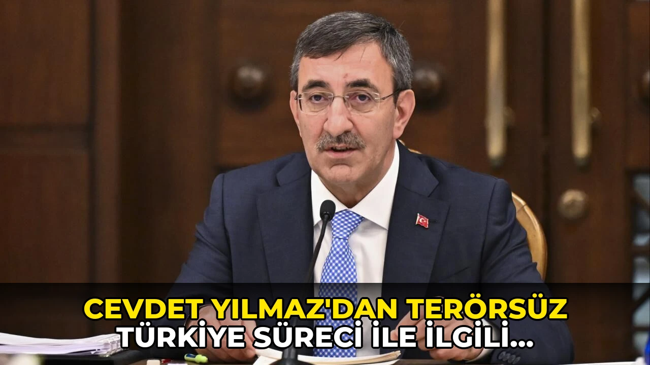 Cevdet Yılmaz'dan Terörsüz Türkiye süreci ile ilgili açıklama