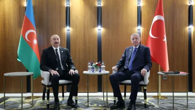 Cumhurbaşkanı Erdoğan, Azerbaycan Cumhurbaşkanı Aliyev ile görüştü