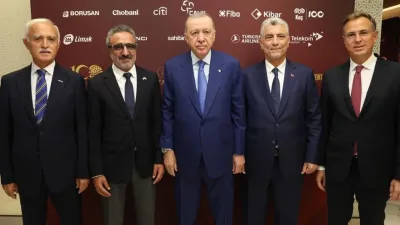 Cumhurbaşkanı Erdoğan, New York'ta iş adamlarıyla bir araya geldi
