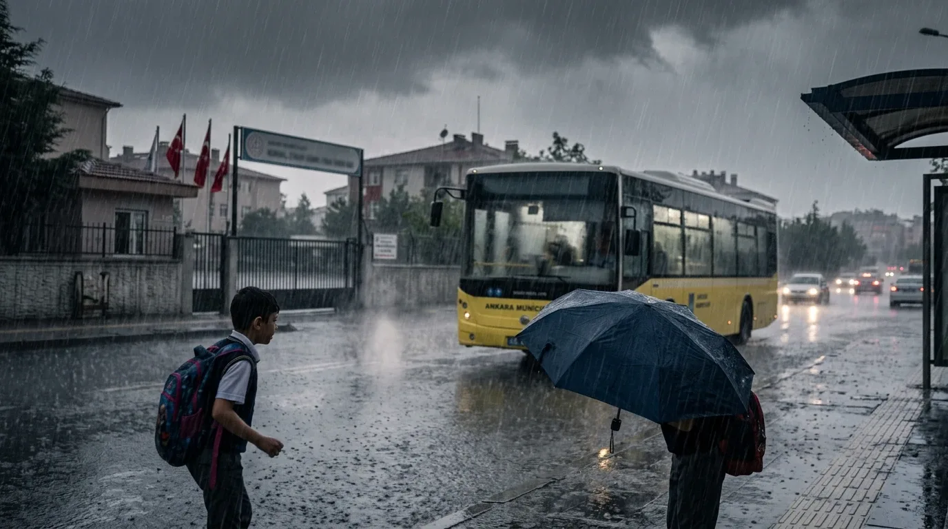 Ankara Valiliği okul tatili açıklaması yaptı mı?Ankara Valiliği, kentte beklenen olumsuz hava koşullarına ilişkin meteorolojik uyarı yayımladı. Valiliğin resmi duyurularında 17 Eylül için Ankara genelinde okulların tatil edildiğine yönelik bir açıklama yer almıyor.Hava koşullarının gün içerisinde ulaşımı veya güvenliği olumsuz etkilemesi halinde yeni bir karar alınması mümkün olmakla birlikte, şu an için Ankara genelini kapsayan resmi bir tatil kararı bulunmuyor.