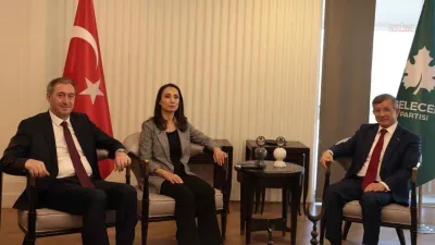DEM Parti Eş Genel Başkanları’ndan Ahmet Davutoğlu’na ‘geçmiş olsun’ telefonu