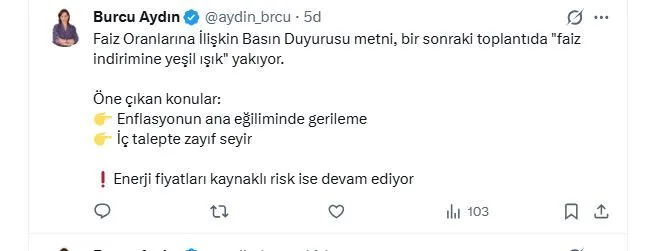 Ekonomistlerden faiz kararı yorumu: ‘Ekim'de 100 baz puan faiz indirimi beklenebilir’