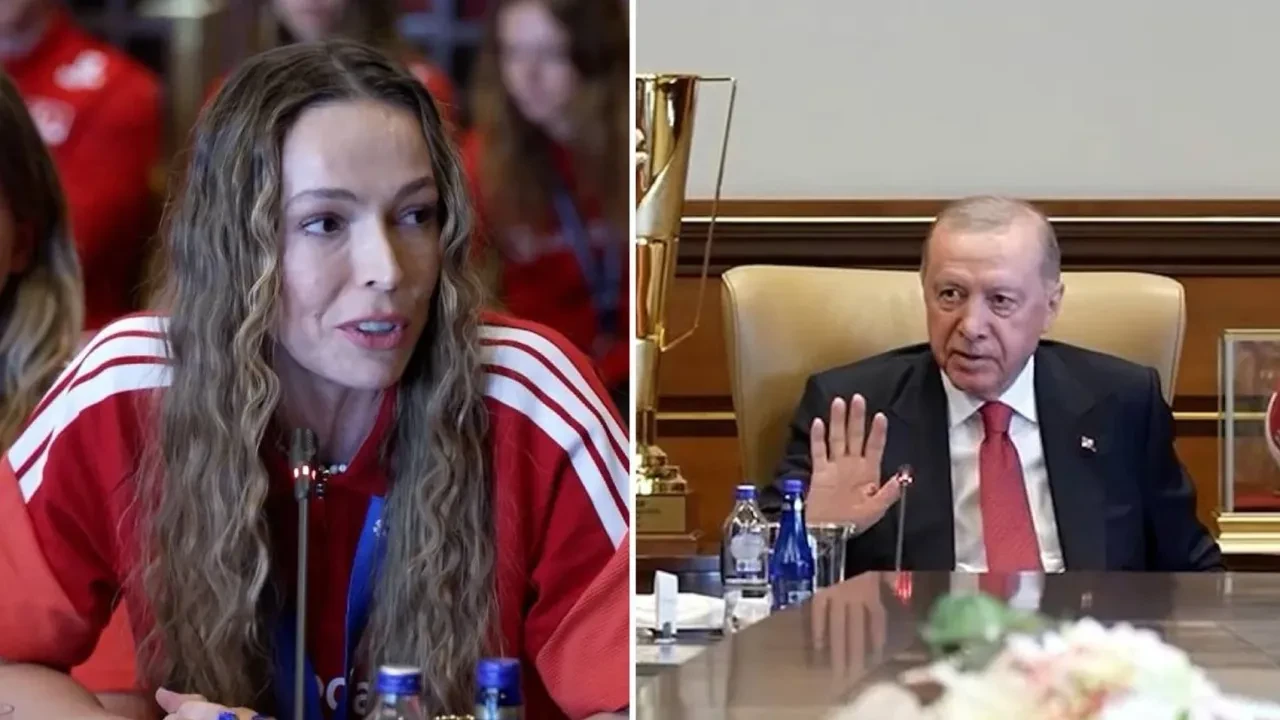 Erdoğan'ın sakatlık sorusu Eda Erdem'i güldürdü!