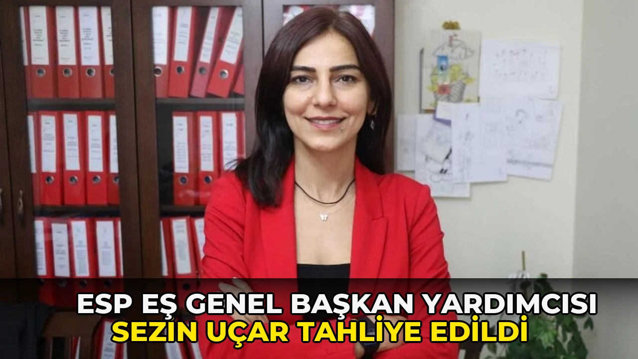 ESP Eş Genel Başkan Yardımcısı Sezin Uçar tahliye edildi