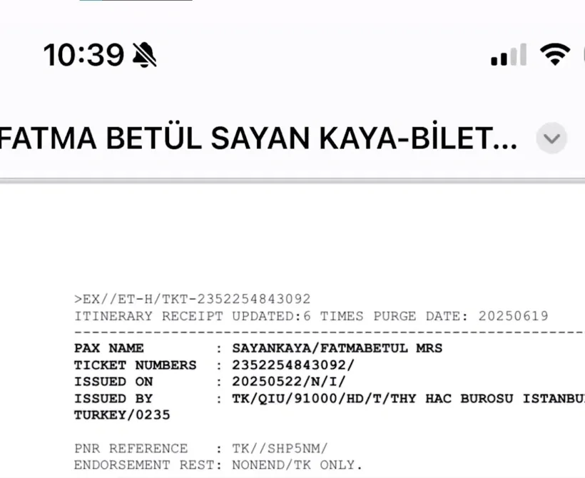 Uçak Bileti-3