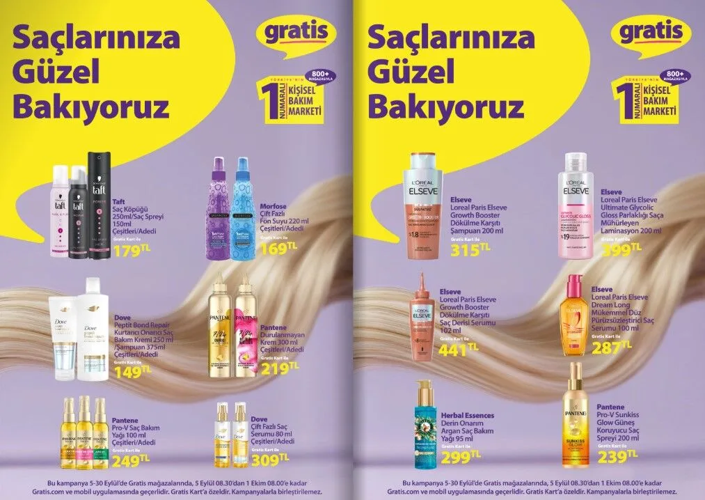 Gratis Eylül 2026 kataloğu