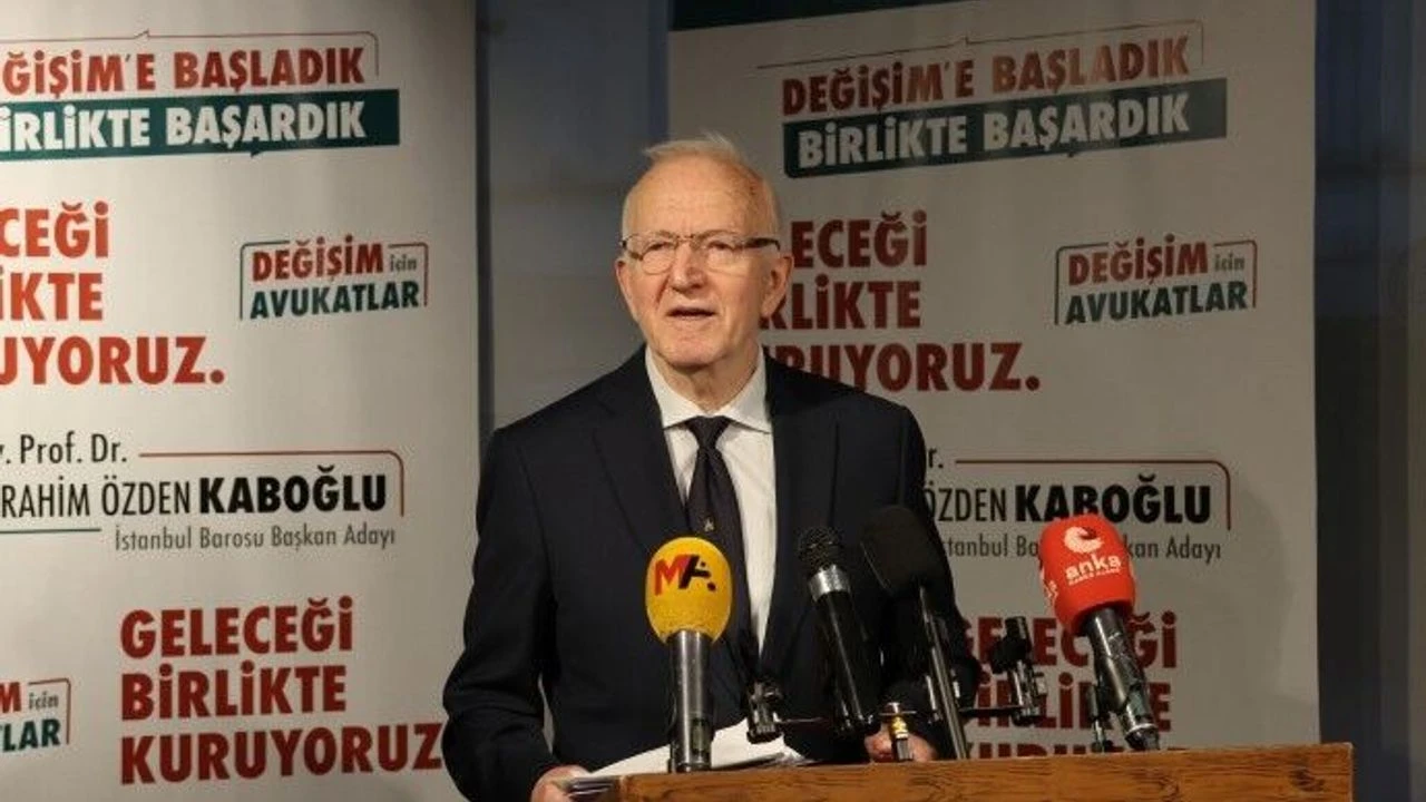 İbrahim Kaboğlu'ndan baro seçimleri öncesi hukuk ve demokrasi mesajı