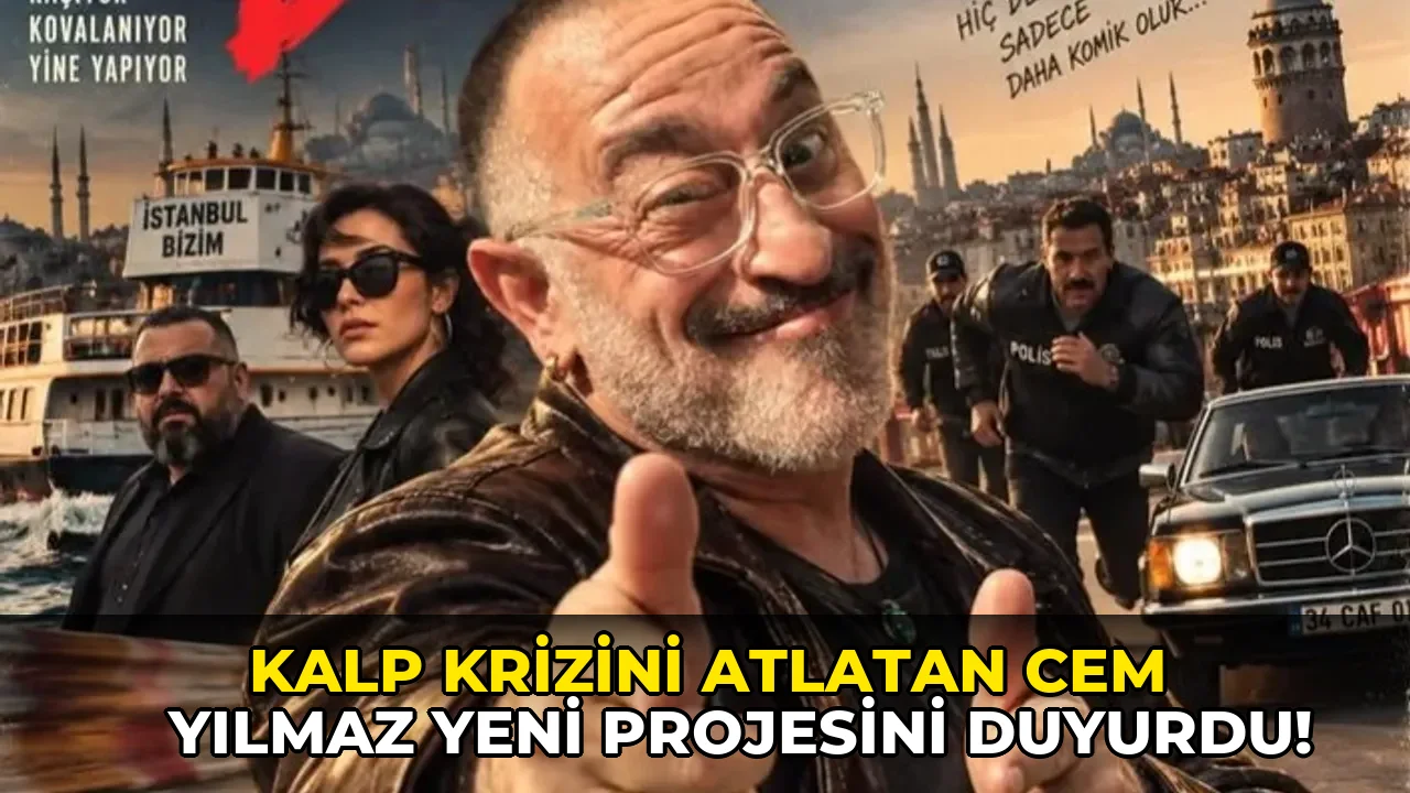 Kalp krizini atlatan Cem Yılmaz yeni projesini duyurdu!