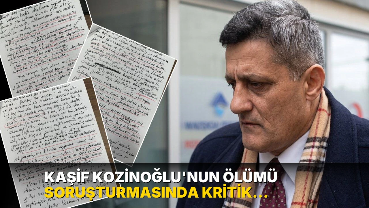 Kaşif Kozinoğlu'nun ölümü soruşturmasında kritik gelişme: Mezarı açılacak!