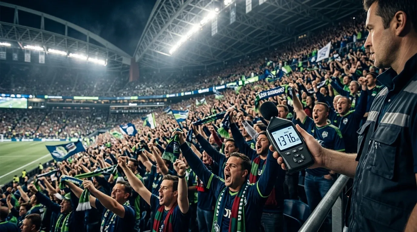 Dünyadaki stadyum desibel rekoruGalatasaray'ın 131,76 dB'lik rekoru daha sonraki yıllarda ABD'deki NFL takımlarının taraftarları tarafından aşıldı. Guinness'in kayıtlarında Seattle Seahawks taraftarlarının 2013'te 136,6 dB'ye, Kansas City Chiefs taraftarlarının ise 2014'te 137,5 desibele ulaştı. Seattle taraftarları daha sonra 137,6 desibelle rekoru yeniden ele geçirdi.