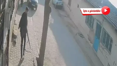 Manisa'daki okul saldırganının elinde tüfekle kaçtığı anlar ortaya çıktı!