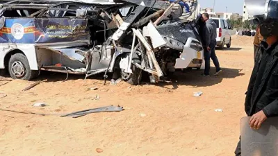 Mısır'da yolcu otobüs devrildi: 16 ölü, 28 yaralı