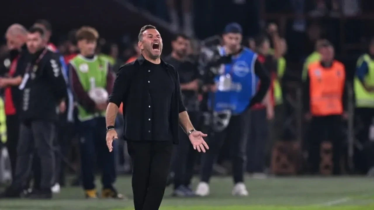 Okan Buruk, Trabzonspor maçında kırmızı kart gördü