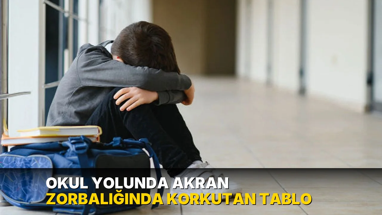 Okul yolunda akran zorbalığında korkutan tablo