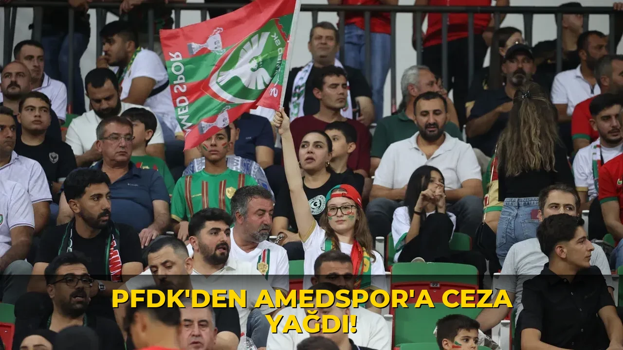 PFDK'den Amedspor'a ceza yağdı!