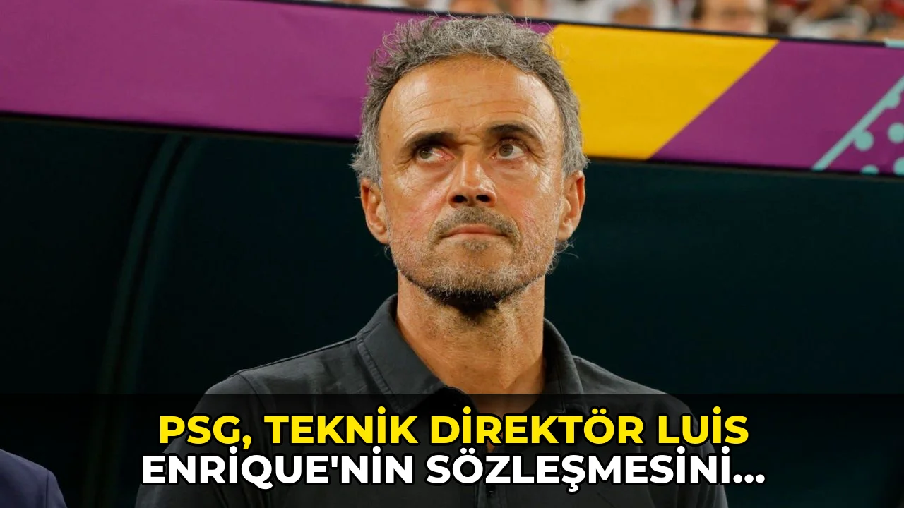 PSG, teknik direktör Luis Enrique'nin sözleşmesini uzattı