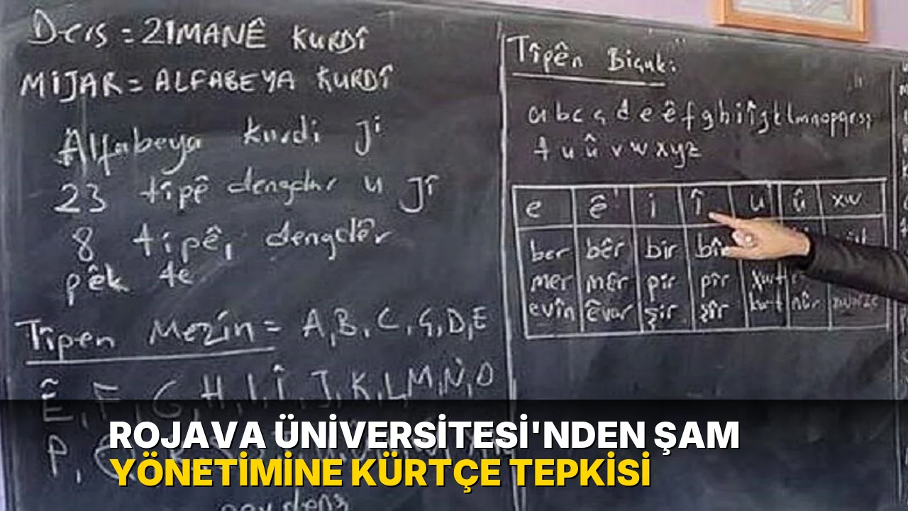 Rojava Üniversitesi’nden Şam yönetimine Kürtçe tepkisi