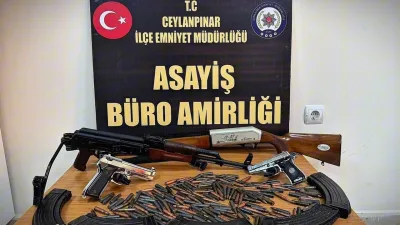Şanlıurfa'da silah kaçakçılığı operasyonu; 16 gözaltı