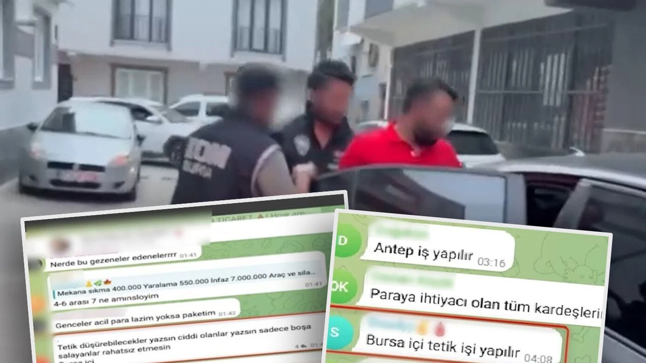 Silahlı saldırı için sosyal medyadan tetikçi kiralayan 10 kişi gözaltında!