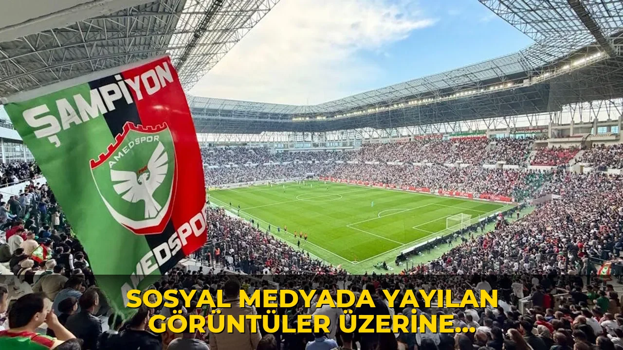 Sosyal medyada yayılan görüntüler üzerine Amedspor’dan açıklama yapıldı