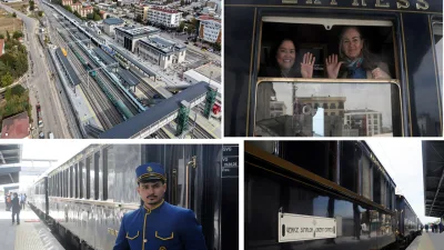 Tarihi Orient Express Edirne'ye ulaştı